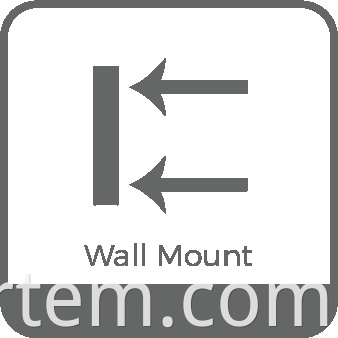 wall mounted emergency exit sign